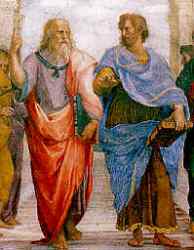 foto 28
             Vista de Plat i Aristtil
             del quadre L'Escola d'Atenes,
             de Rafael.